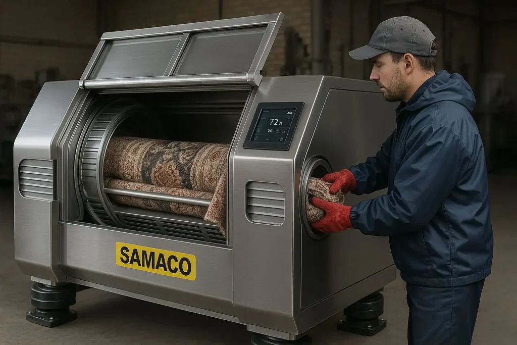 بازار کار در صنعت قالیشویی : فرصت‌های شغلی و راهنمای تجهیزات حرفه‌ای