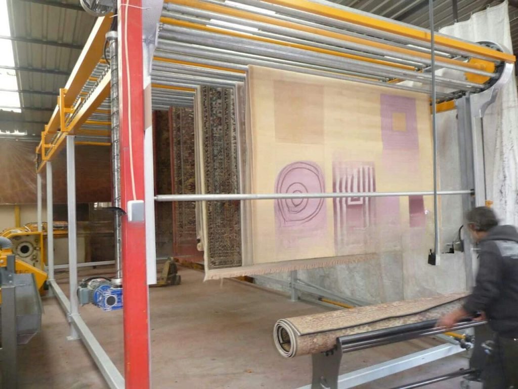  گرمخانه مکانیزه قالیشویی